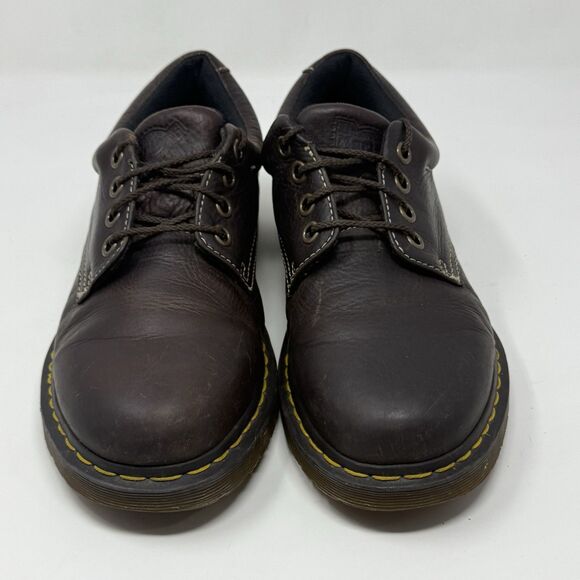 Dr Martens Boston Shoes Mens 10 Brown Leather 4 Eye Lace Up Oxford Casual Unisex main image 11